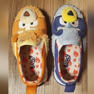 BLUEY size 8 New Barely Used Toddler Slip On Shoes
